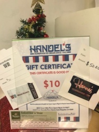 Rancho Santa Margarita Restaurant gift Cards!